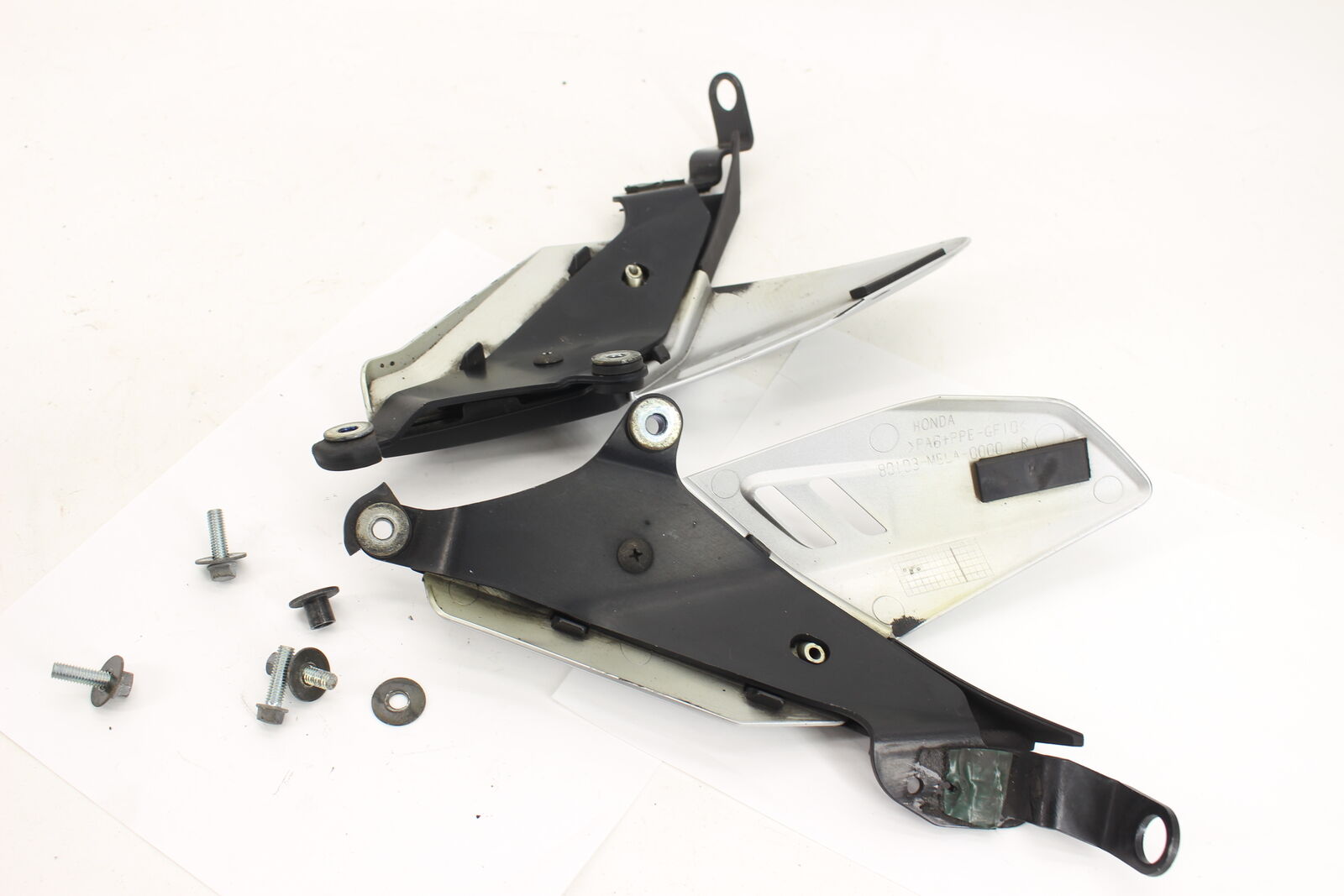 2004 Honda Cbr1000rr Left Right Muffler Exhaust Pipe Covers Heat Shields Guards - Fresh Stock Dated February 2026