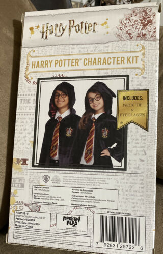 Harry Potter Character  Kit with Griffindor Necktie & Eyeglasses, NEW - Fresh Stock Dated February 2026