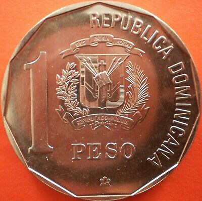 DOMINICAN REPUBLIC 1 PESO 1989 Dominicana Dominikanische Dominicaine Domenicana - Fresh Stock Dated December 2025