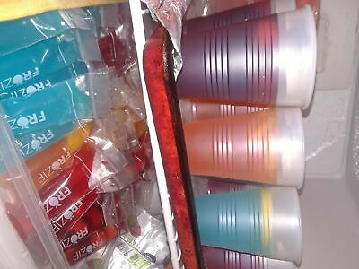 SMALL SIZE Frozip 125 Disposable Ice Popsicle Mold Bags| BPA Free Freezer Tub... - Fresh Stock Dated February 2026