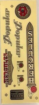 DECALS BICYCLE STICKERS BIKE VINTAGE PARTS HERCULES SPORT GOODS CYCLING ENGLAND - Fresh Stock Dated December 2025