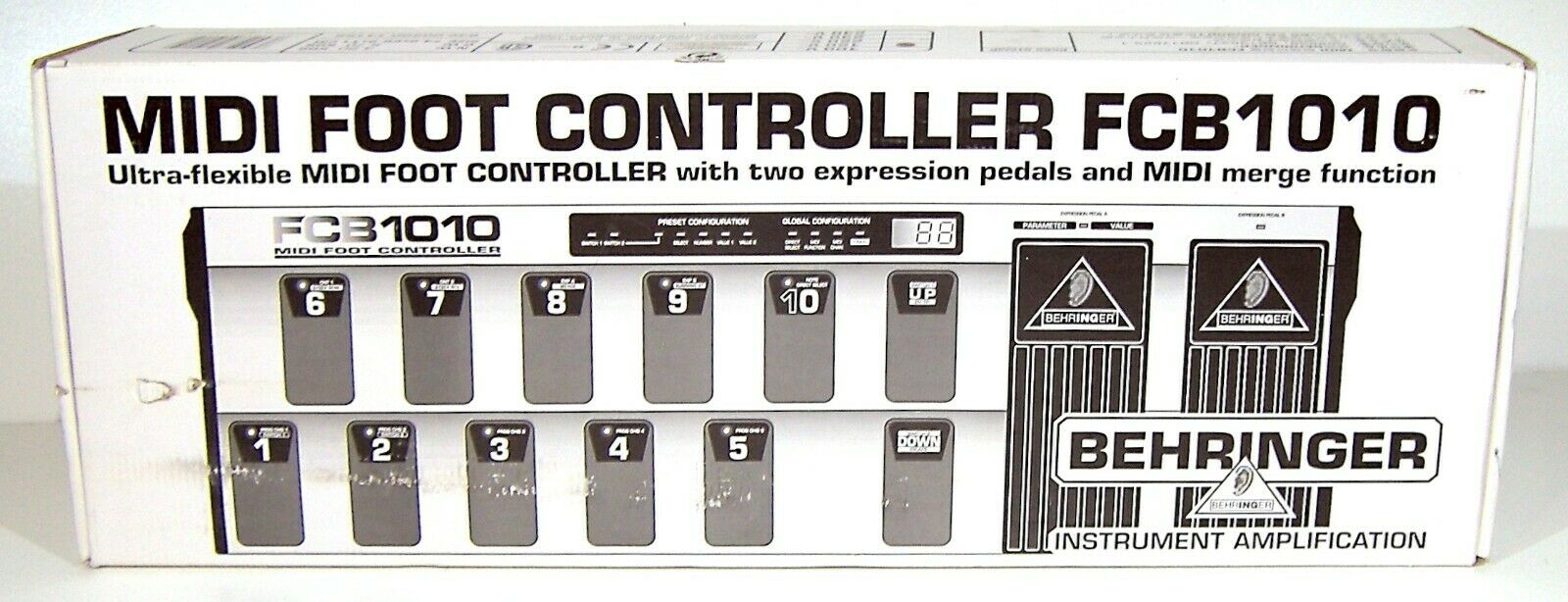 🔥【NEW in BOX】Behringer FCB1010 Ultra-Flexible MIDI Foot Controller💥GUARANTY - Fresh Stock Dated February 2026