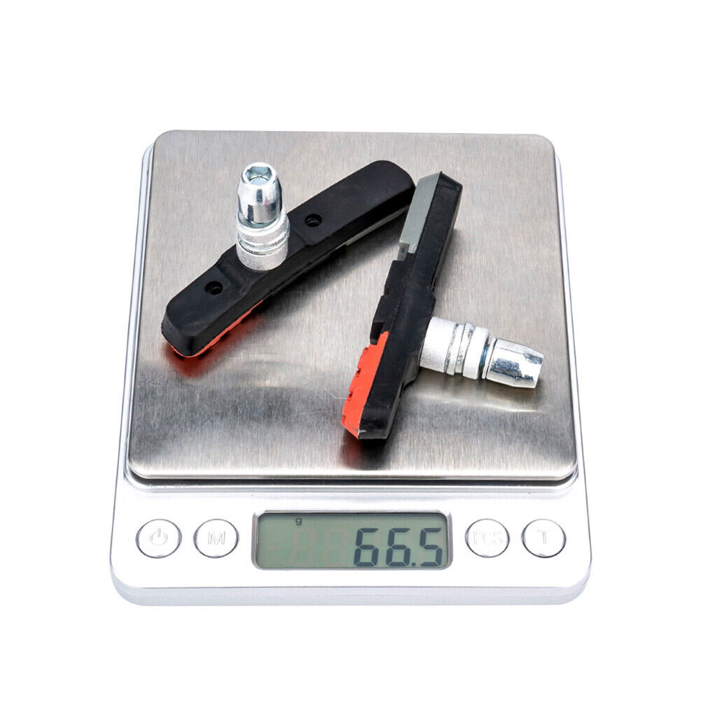 2X Bicycle Brake Pads Shoes 73mm V-brake For Mountain Bike VBrake MTB Cycling US - Fresh Stock Dated February 2026