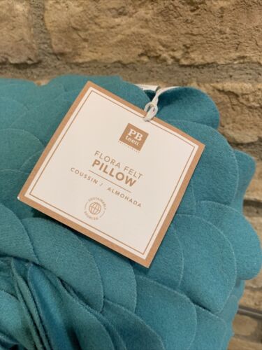 Pottery Barn PB Teen Flora Felt Pool Aqua Blue 14