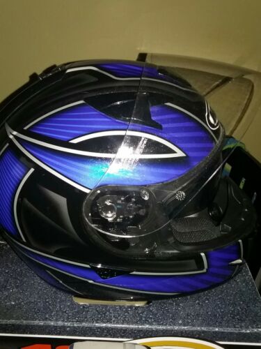 HJC Motorcycle helmet IS-16 Ramper mc-2 Black and Blue - Fresh Stock Dated February 2026