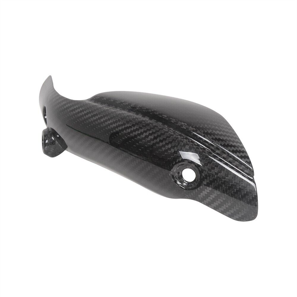 For Yamaha YZF-R1 100% Carbon Fiber Exhaust Pipe Cover Heat Shield Protect Gloss - Fresh Stock Dated February 2026