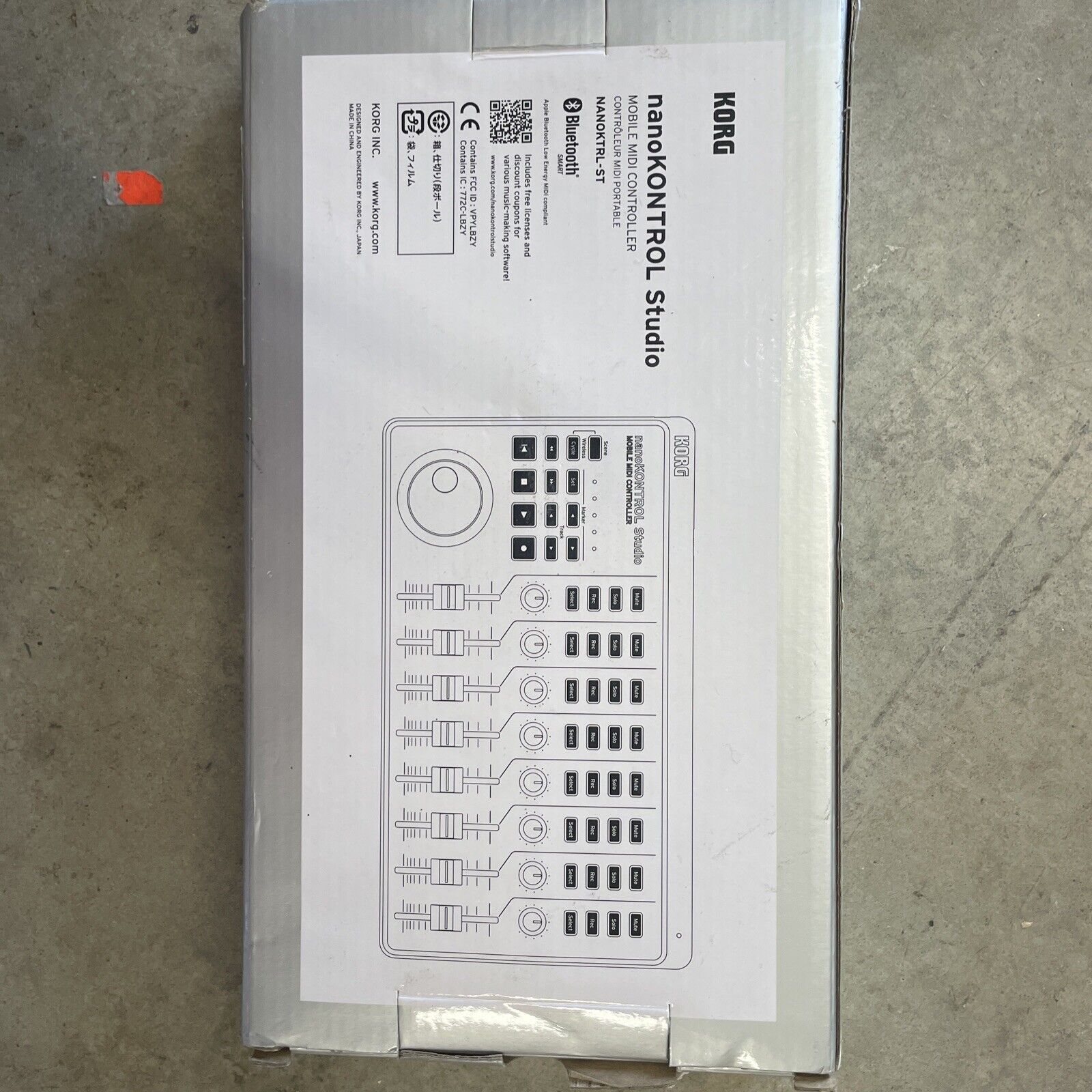 Korg nanoKONTROL Studio Bluetooth/USB/MIDI Control Surface - Fresh Stock Dated February 2026