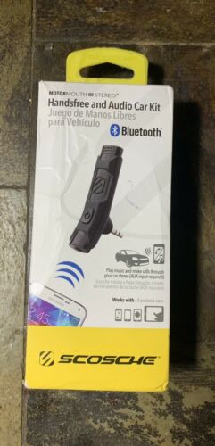 Scosche Bluetooth,Audio Car Kit,Works With Google Voice,New - Fresh Stock Dated February 2026