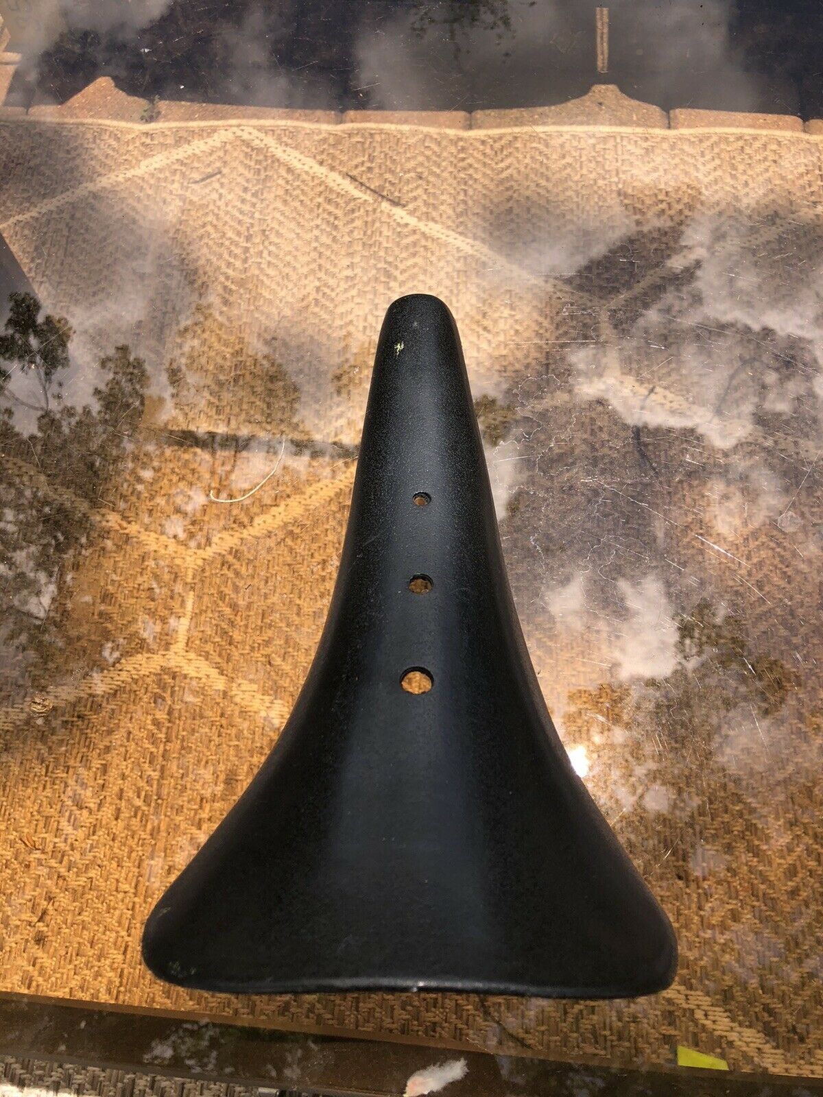 VINTAGE BLACK FUAN AERO SADDLE SEAT OLD SCHOOL BMX DIAMOND BACK - Fresh Stock Dated December 2025