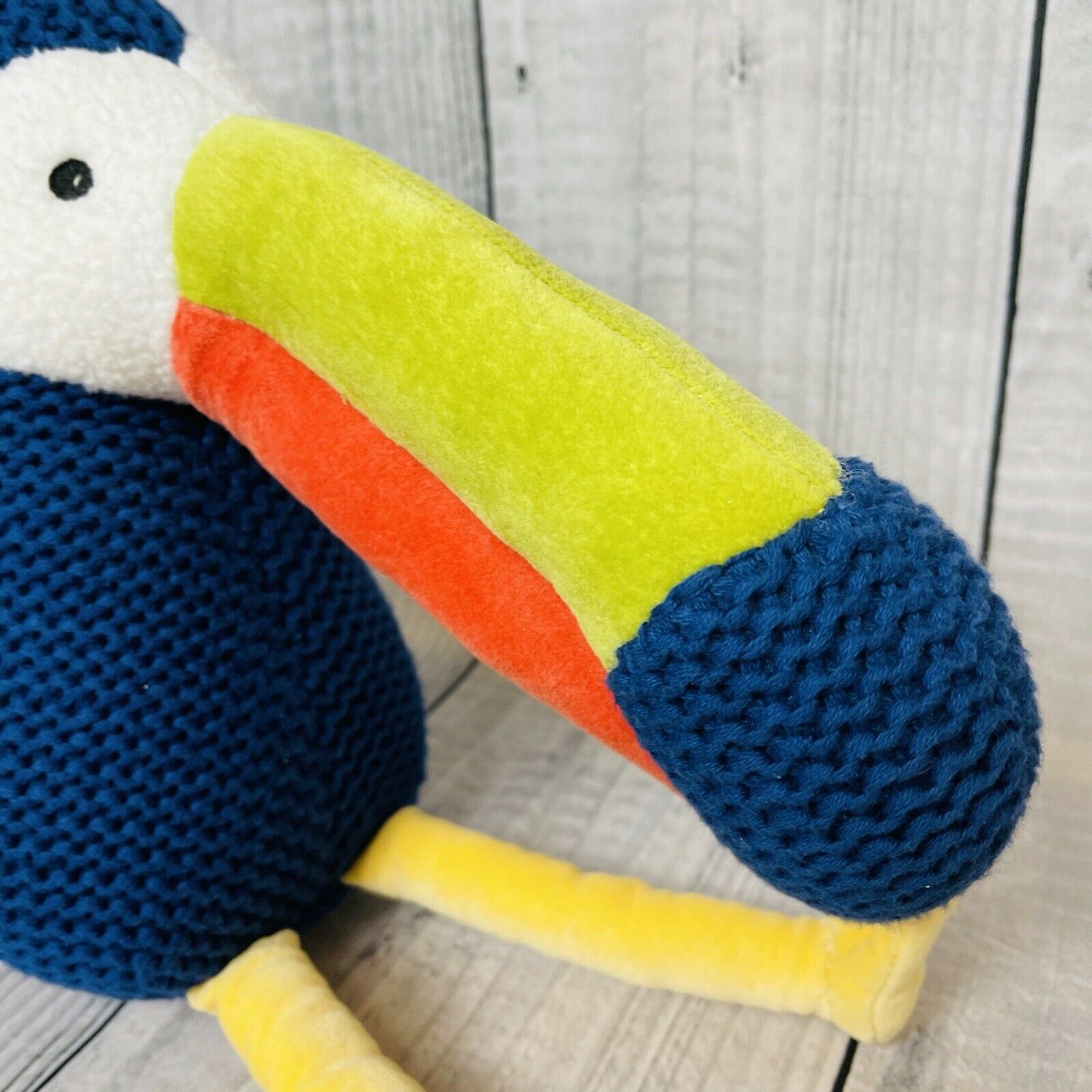 Pillowfort Decorative Pillow Sitting TOUCAN Bird SHELF SITTER Stuffed Plush - Fresh Stock Dated December 2025