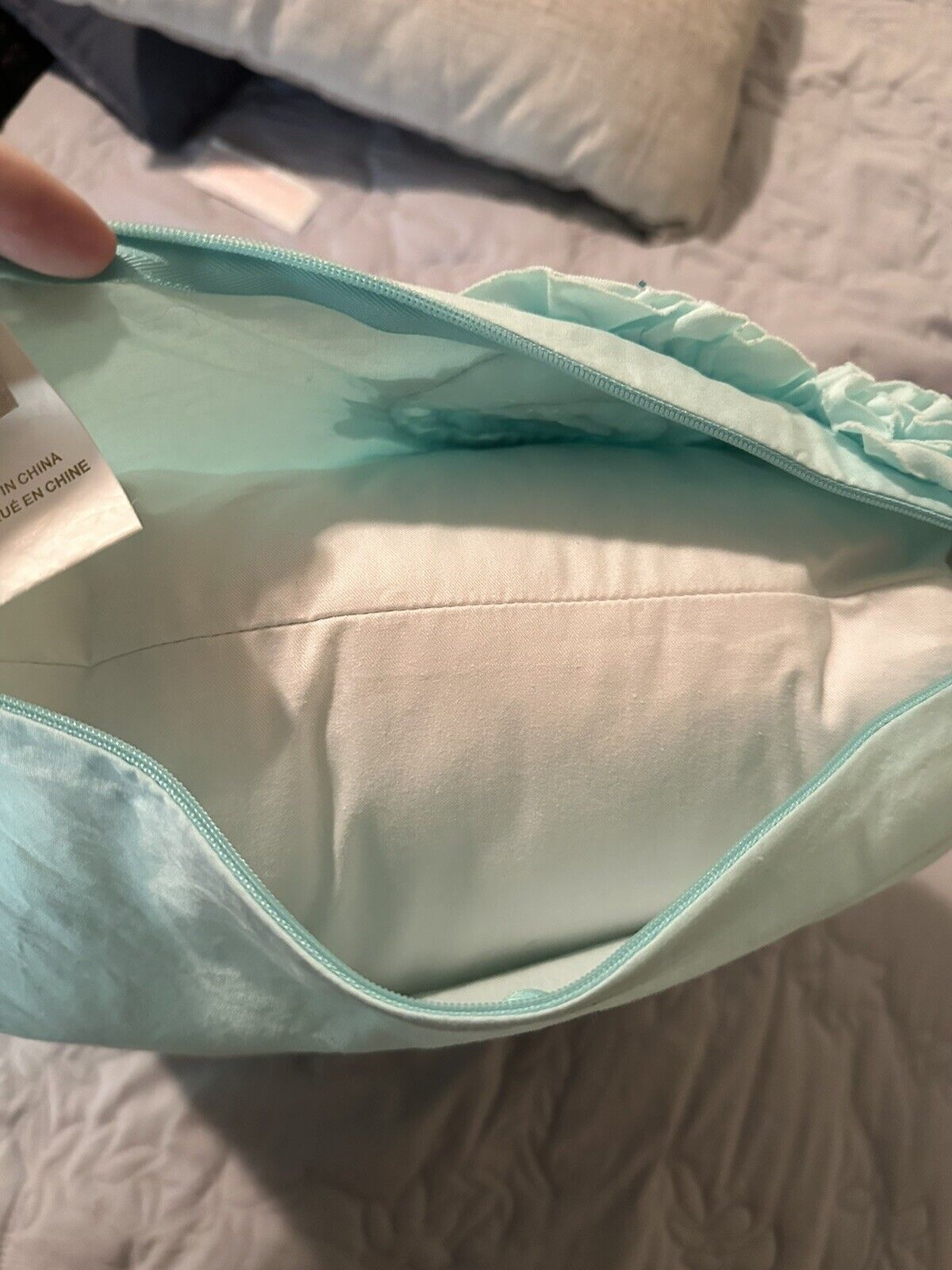 PB Teen Pottery Barn Mint Green Throw Pillow 18