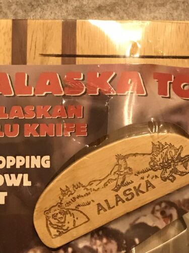Alaska To Go! Alaskan Ulu Knife and Chopping Bowl Set NEW - Fresh Stock Dated December 2025