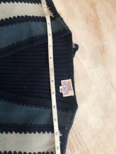 Vintage BoHo Hippie Retro 1970 Suede Skirt And Vest Blue - Fresh Stock Dated February 2026