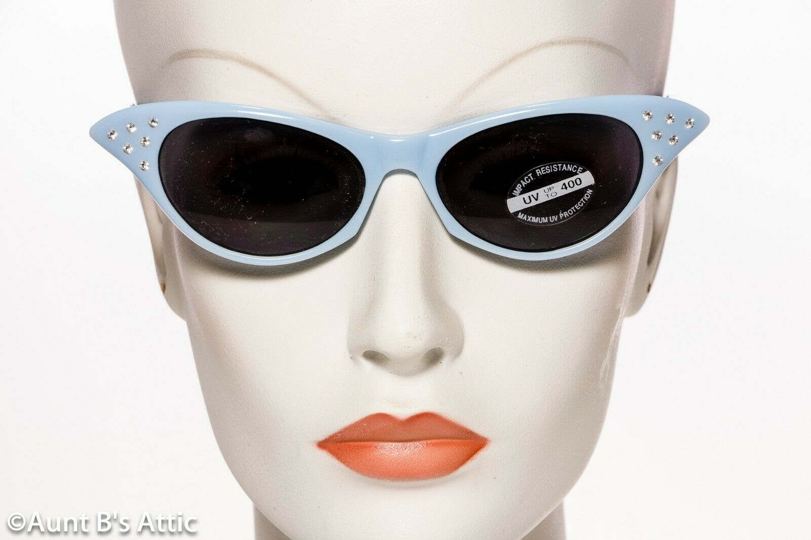 50's Cat Eye Costume Sunglasses Assorted Color Frames W/ Shaded Lens - Fresh Stock Dated February 2026