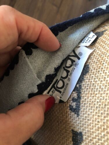 Vintage BoHo Hippie Retro 1970 Suede Skirt And Vest Blue - Fresh Stock Dated February 2026