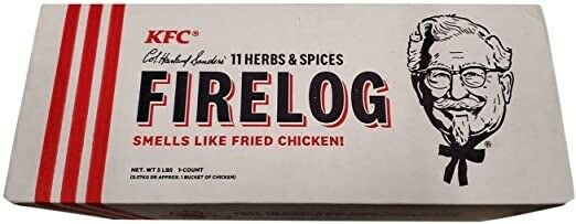 KFC Firelog with 11 Herbs and Spices - Fresh Stock Dated December 2025