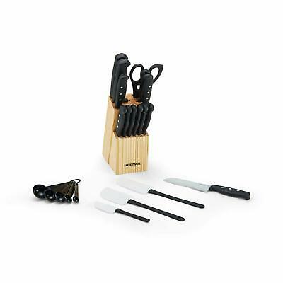 22 Piece Knife Set With Block Kitchen Stainless Steel Chef Knives Kitchen Shear - Fresh Stock Dated December 2025