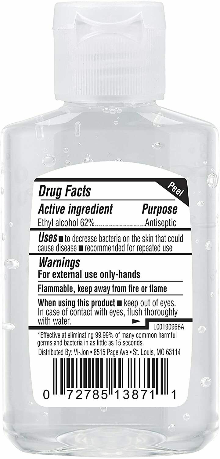 Germ-X Original Hand Sanitizer, 2 Ounce Bottles (Pack of 48), 96 Fl Oz - Fresh Stock Dated December 2025