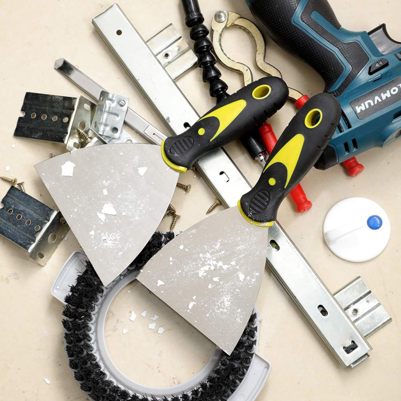 Putty Knife Set 4 Piece Paint Scraper Taping Knife Spackle Knife For Drywall New - Fresh Stock Dated February 2026