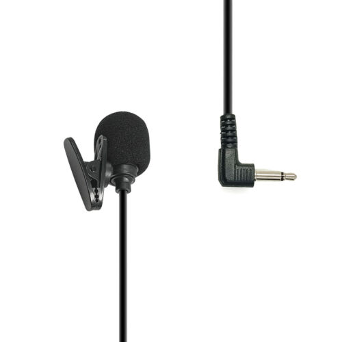 3.5Mm External Clip-on Mic Microphone Car Radio Stereo Record Audio Vlogging 2x- - Fresh Stock Dated February 2026