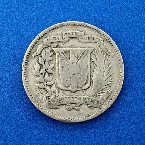 1939 Dominican Republic 5 Centavos 5 Grammos Tough Key Date Low Mintage Coin - Fresh Stock Dated February 2026