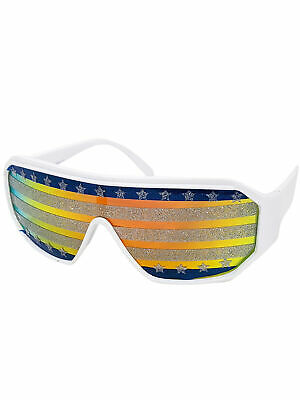 Macho Man American Flag Sunglasses Randy Savage Costume Wrestler Stars Stripes - Fresh Stock Dated December 2025
