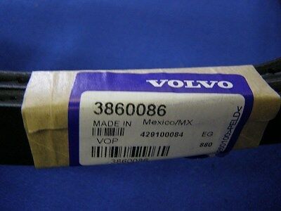 NEW FACTORY VOLVO PENTA SERPENTINE BELT, 3860086 - Fresh Stock Dated February 2026