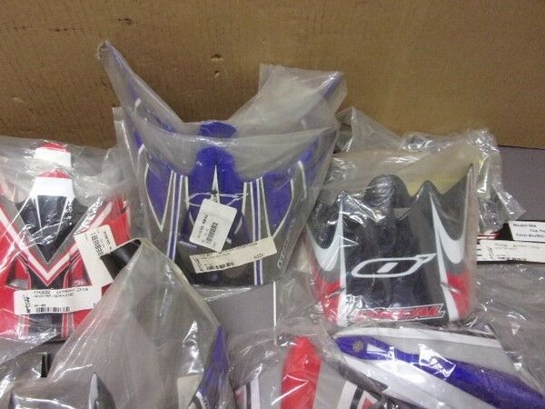 22 Assorted NOS Vintage O'Neal Helmet Parts - Fresh Stock Dated February 2026