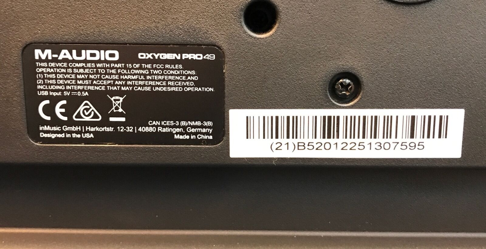 M-Audio Oxygen Pro 49-Key Keyboard Controller - Fresh Stock Dated February 2026