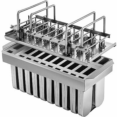 VEVOR 20pcs Ice Cream Sticks Mold Stainless Steel Ice Lolly Popsicle Pop Holder - Fresh Stock Dated February 2026