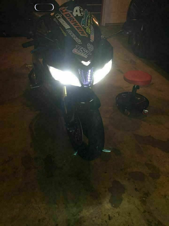 For Honda CBR600RR 2007-2020 -2x H7 White 6000K LED Headlight Bulbs Upgrade Kit - Fresh Stock Dated February 2026