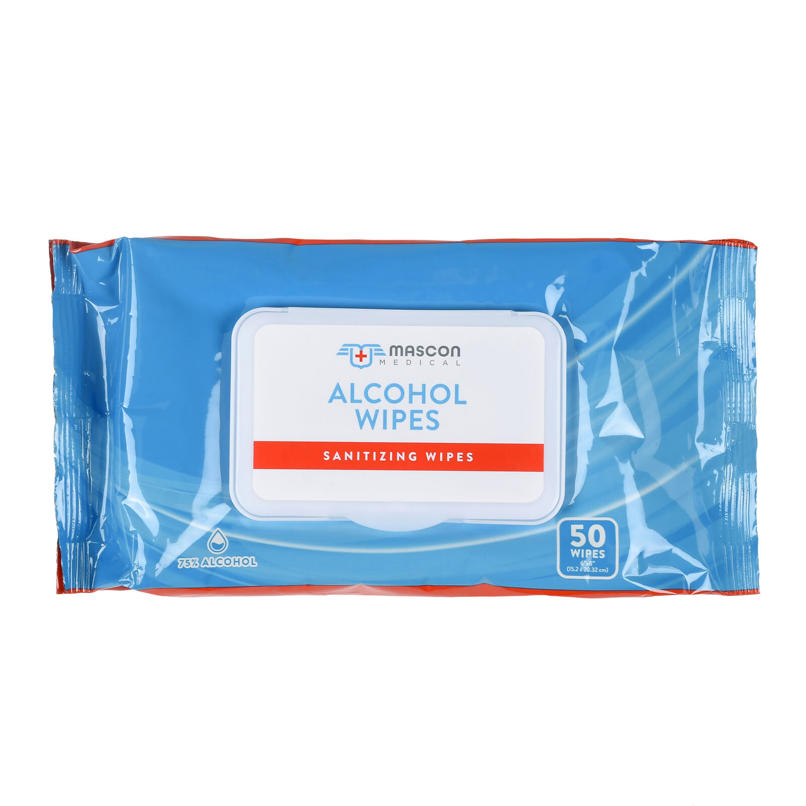 1-48 PACK Mascon 75% ethyl Alcohol Sanitizer Advanced FDA 2400 Wipes - Fresh Stock Dated February 2026