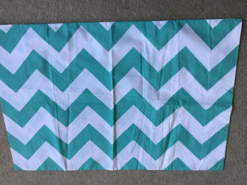 Pottery Barn Teen aqua Cheveron standard pillow case - Fresh Stock Dated December 2025