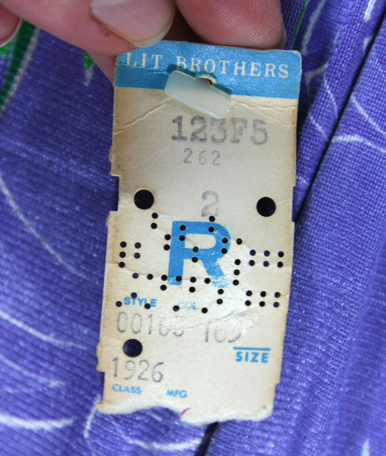 Vtg 1970s Roxanne Perfection Fit Wrap Maxi Skirt Sarong Purple Floral UNWORN - S - Fresh Stock Dated March 2026