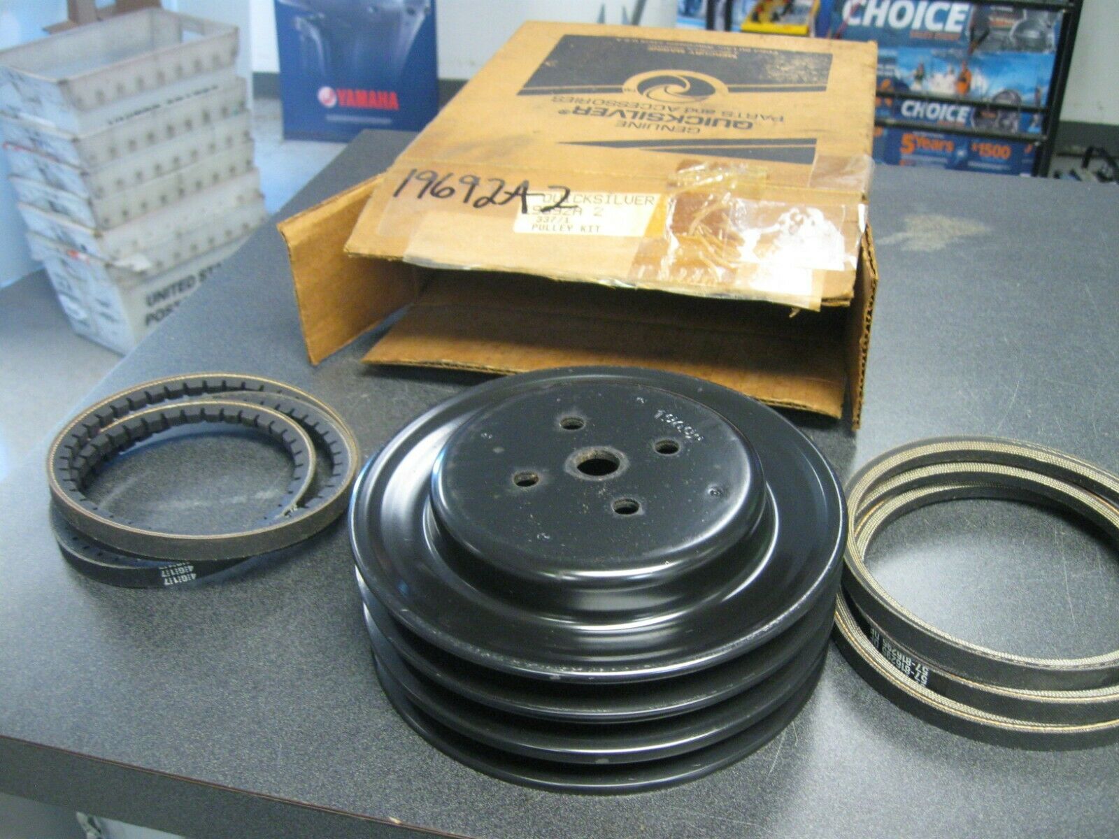 MERCURY MARINE PULLEY KIT 19692A2 SHELFJ5 - Fresh Stock Dated February 2026