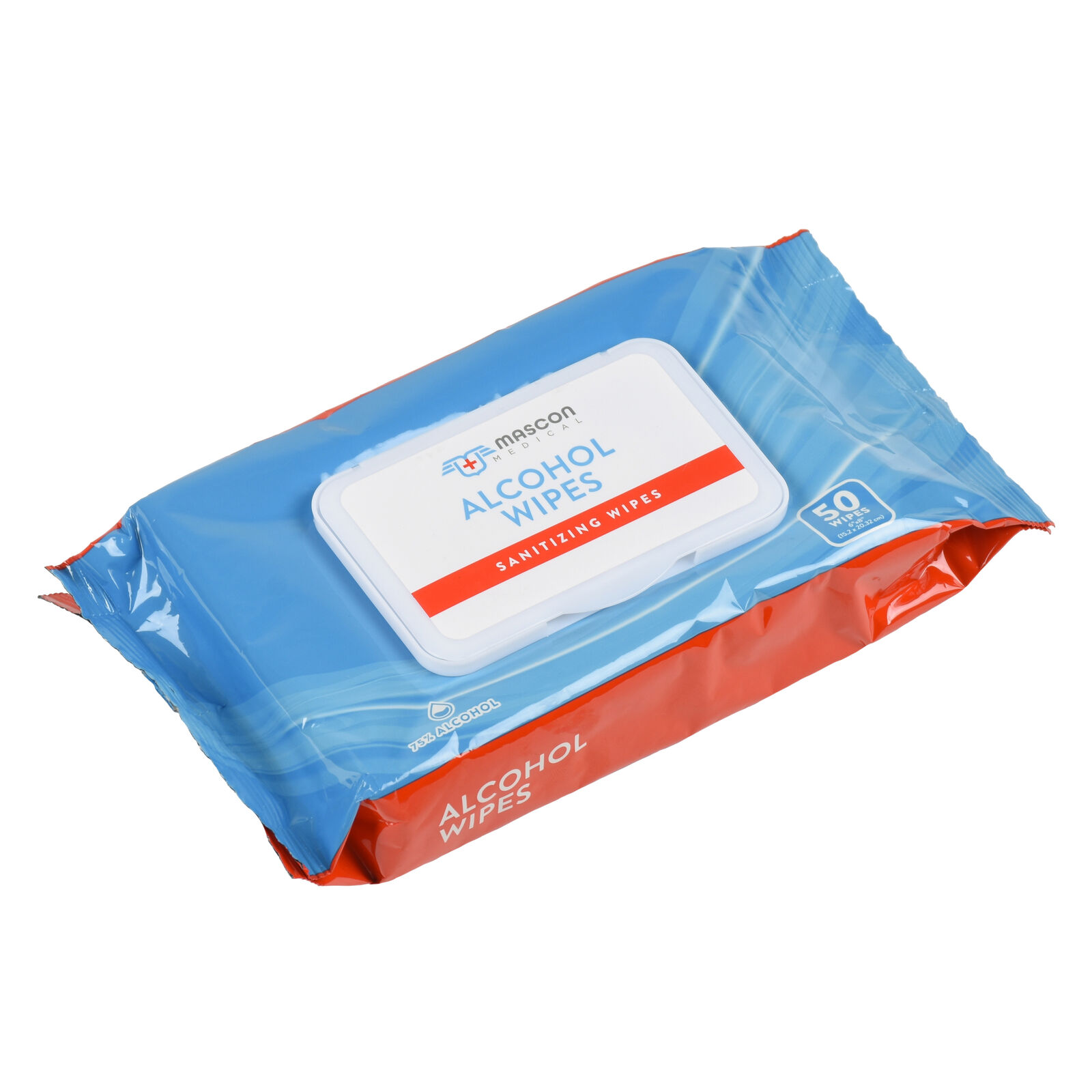 1-48 PACK Mascon 75% ethyl Alcohol Sanitizer Advanced FDA 2400 Wipes - Fresh Stock Dated February 2026