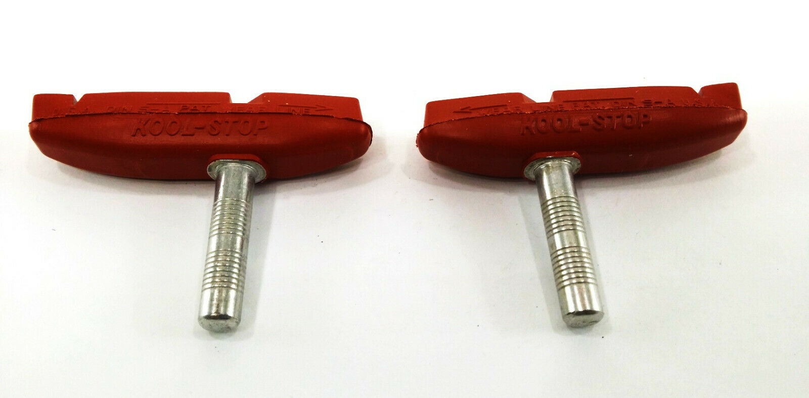 KOOL STOP EAGLE CLAW II CANTILEVER BRAKE PADS SMOOTH POST SALMON COMPOUND - Fresh Stock Dated February 2026