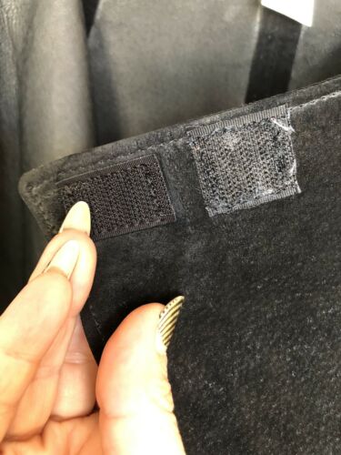 Vintage 80s Positano Pelle Black Leather Suede Long Skirt Fringe Boho Western - Fresh Stock Dated February 2026