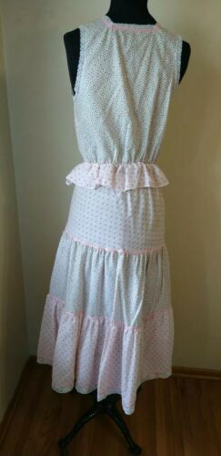 Vintage 1970's Skirt And Top. Pinks And Prairie Style Size Small - Fresh Stock Dated February 2026