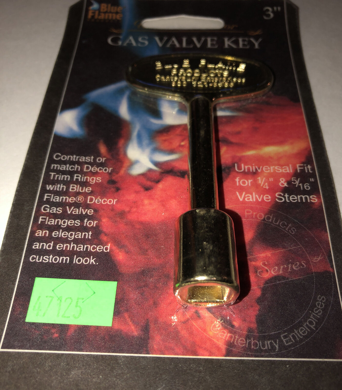 Gas Valve Key Blue Flame 3