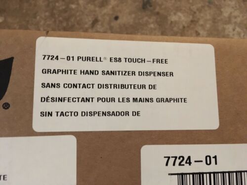 Brand New  7724-01 ES8 Touch-Free Hand Dispenser 1200Ml - Graphite - Fresh Stock Dated February 2026