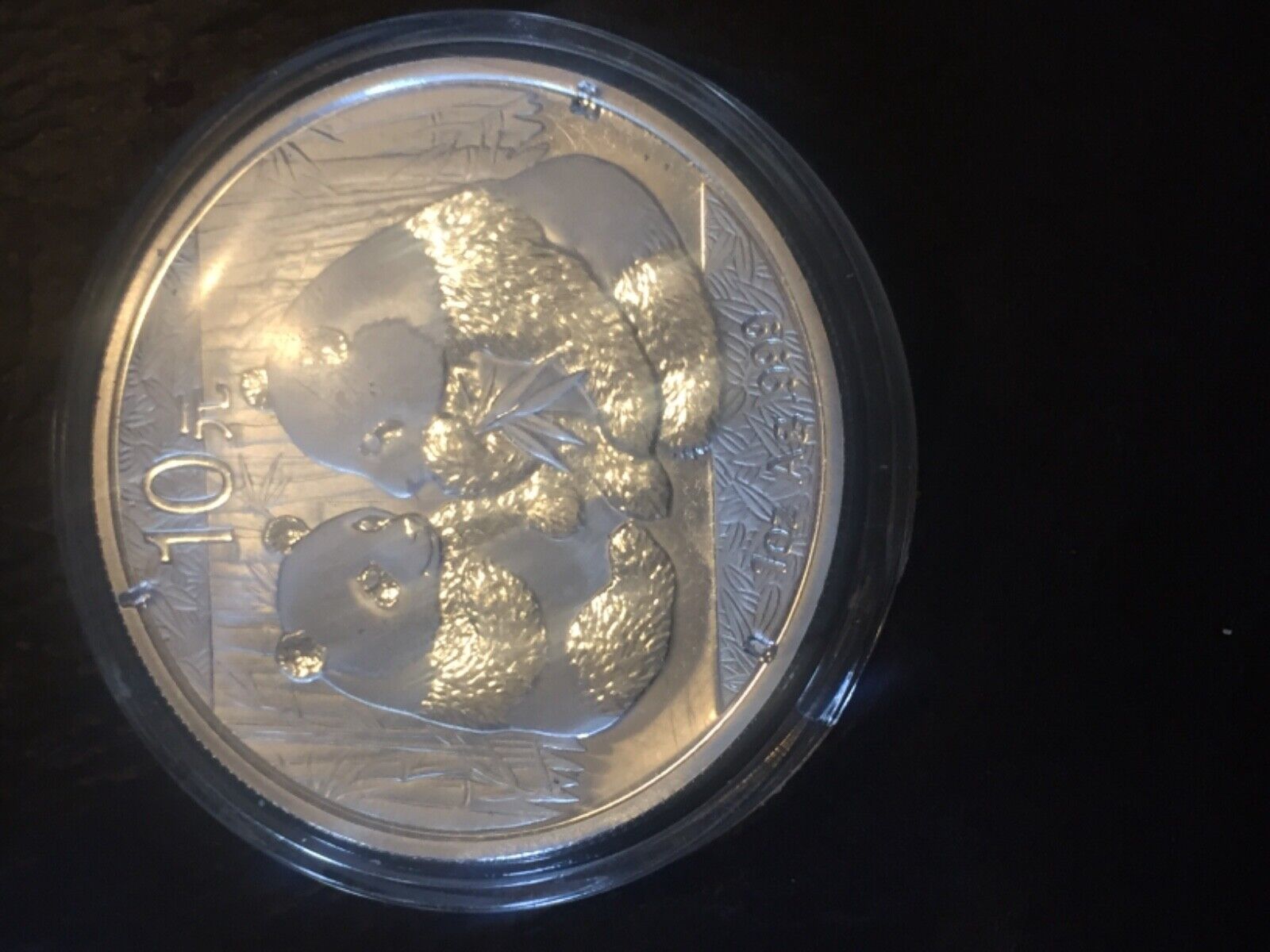 2009 SILVER PANDA  1 OZ. COIN & Capsule - .999 Silver - Fresh Stock Dated February 2026