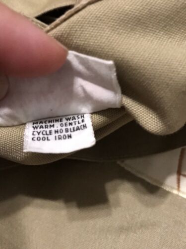 Vintage 1970s Country Fair khaki tan apple basket novelty a-line wrap skirt M/L - Fresh Stock Dated February 2026