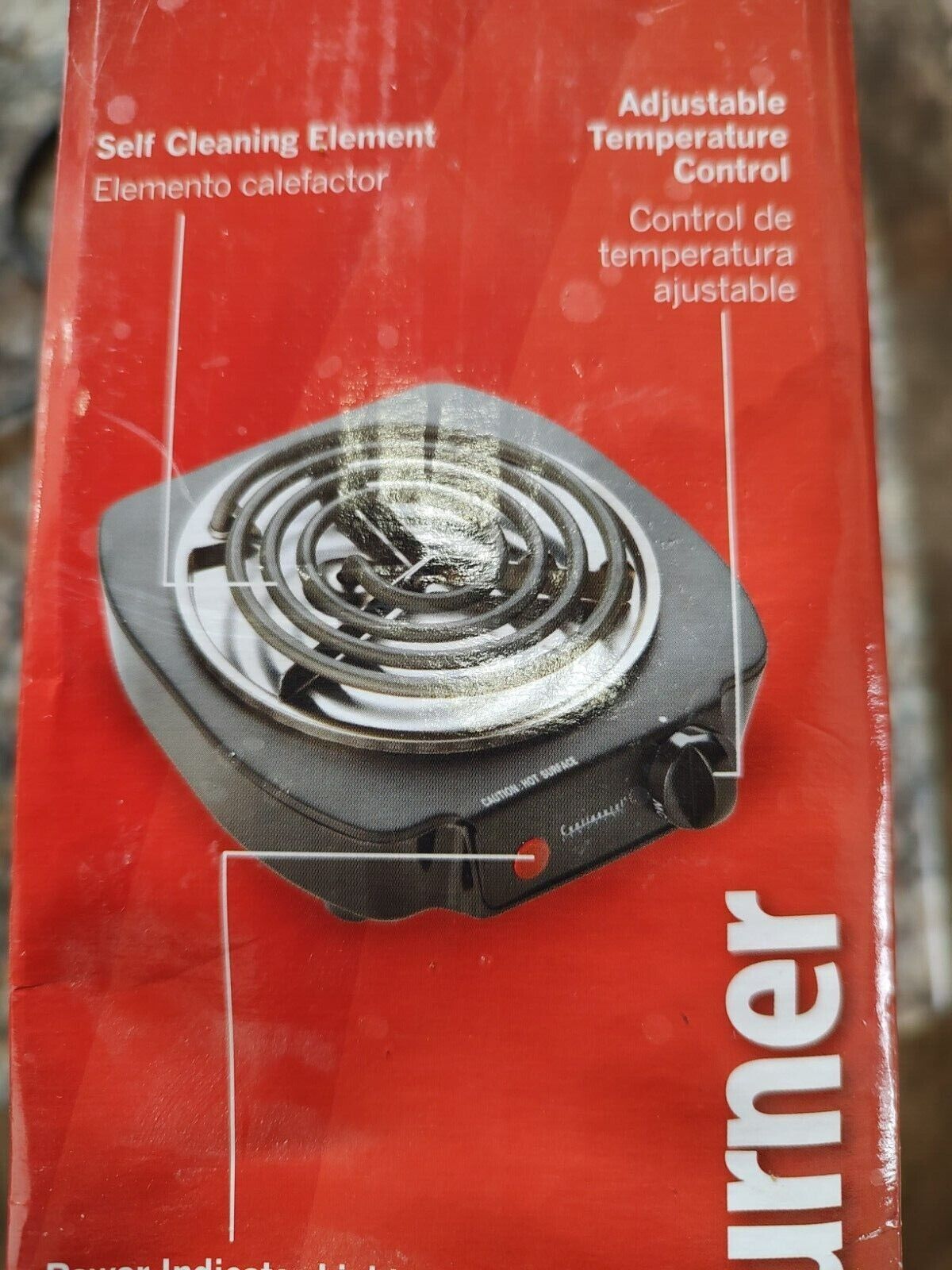 New Continental Electric 1100 watt single burner hot plate - Fresh Stock Dated February 2026