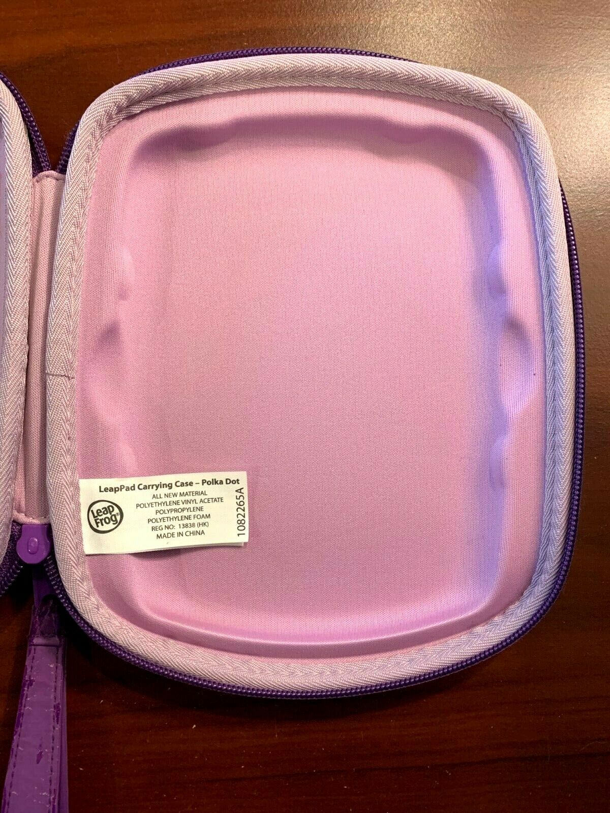 LeapFrog  LeapPad 1, 2, or 3 Explorer Carrying Case - Purple Poka Dot, Good - B - Fresh Stock Dated February 2026