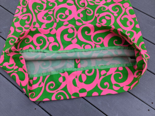 1960’s VINTAGE PINK GREEN MOD BOLD PRINT SUMMER MAXI SKIRT PALM BEACH - Fresh Stock Dated December 2025