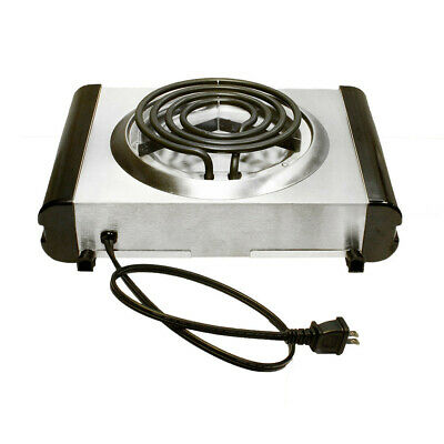 120V Portable Electric Single Burner Camper Camping Stove Cooker 120V 1000W - Fresh Stock Dated December 2025