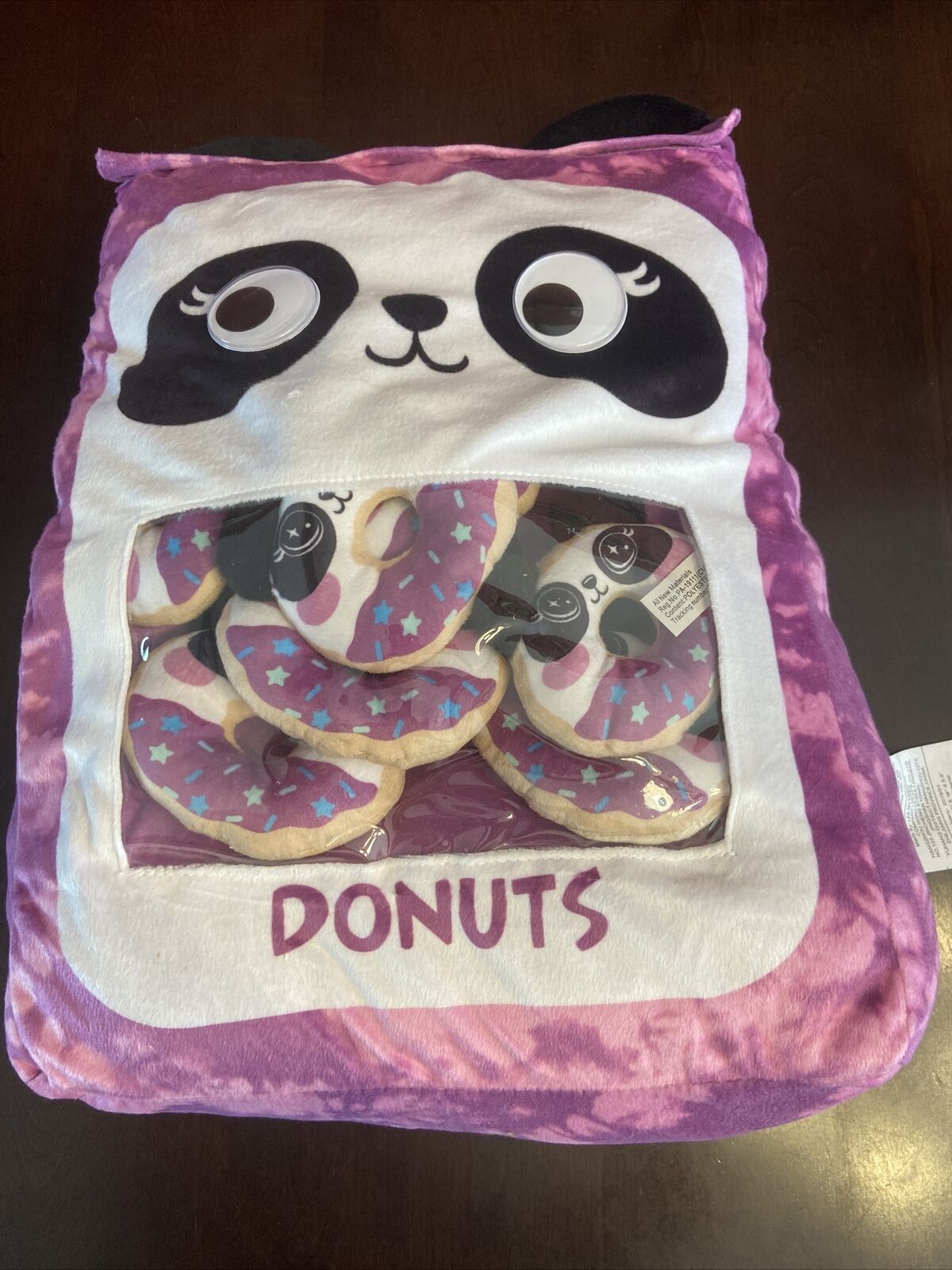 Justice panda donuts pillow - Fresh Stock Dated February 2026
