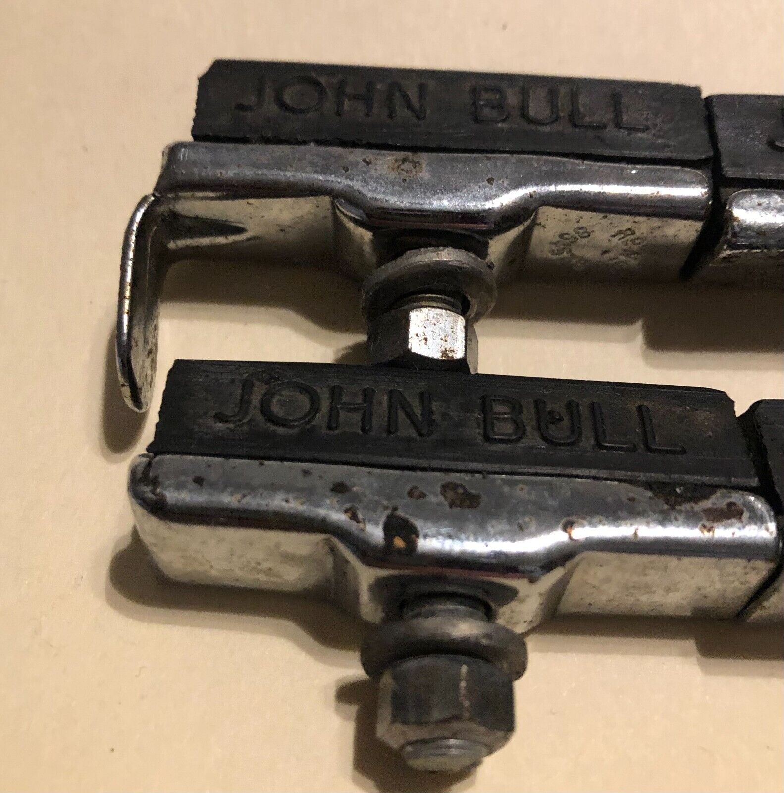 USED VINTAGE BRAKE PADS NO 25 JOHN BULL MADE IN ENGLAND FROM HERCULES - Fresh Stock Dated February 2026