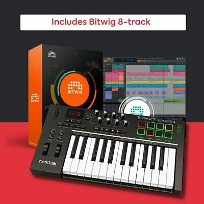 Nektar 25-Key Midi Controller IMPACT LX25+ - Fresh Stock Dated February 2026